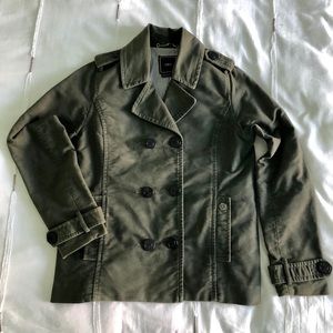 Obey brushed cotton pea coat